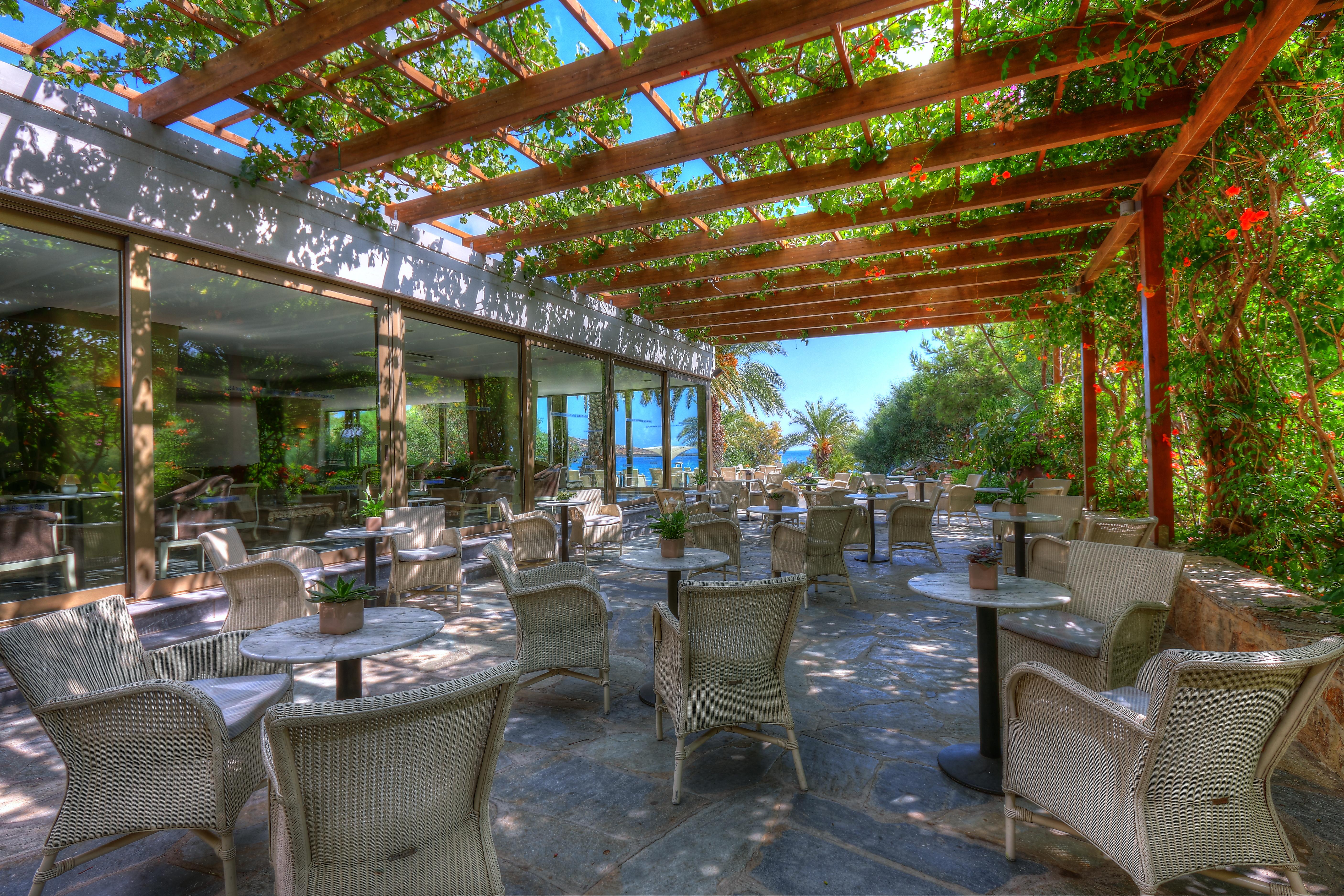 시티아 비치 시티 리조트 앤 스파 사이티아 외부 사진 Pergola at the restaurant